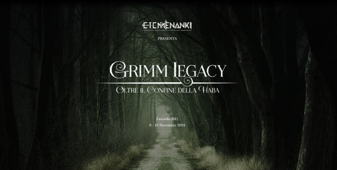 Presentazione Evento LARP Grimm Legacy